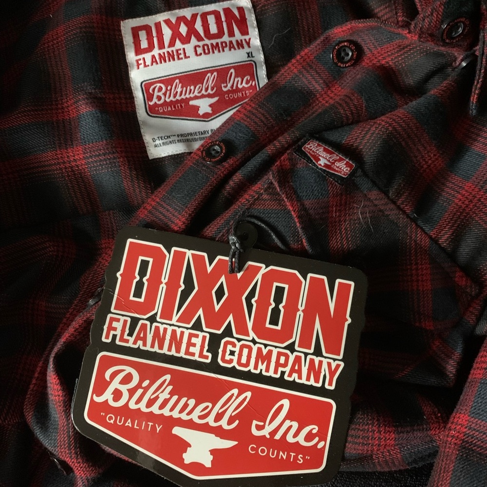 NWT DIXXON “Biltwell Inc.” Collab Button Down Flannel